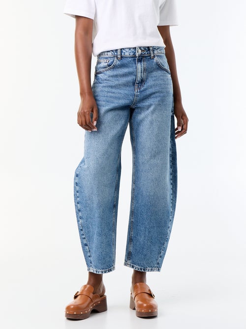 Jeans Wide-Leg / weite Passform High Waist - Kiabi Jeans Wide-Leg / weite Passform High Waist - Kiabi