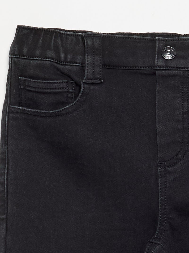 Jeans with adjustable waist - easy-to-wear collection Grey - Kiabi