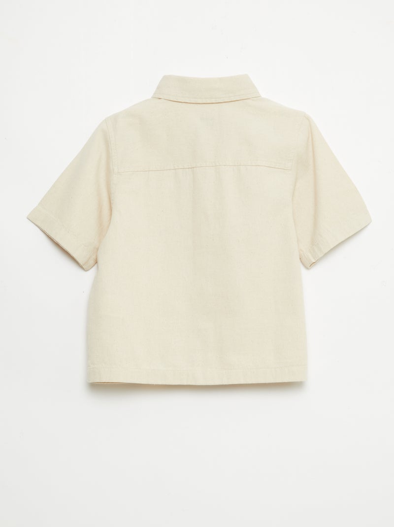 Jeanshemd Beige - Kiabi