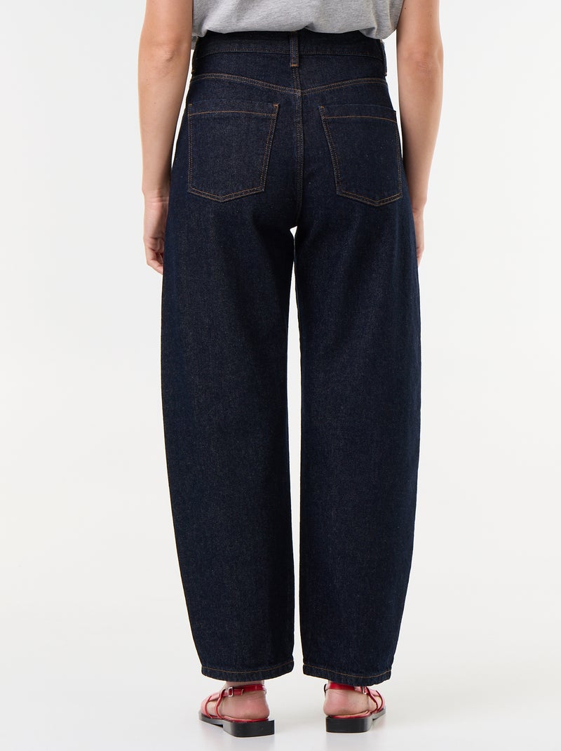 Jeanshose in weiter Barrel-Form Blau - Kiabi