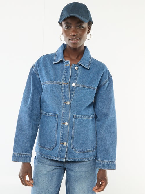 Jeansjacke mit aufgesetzten Taschen - Kiabi