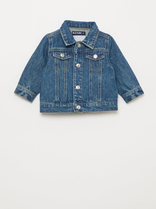 Jeansjacke mit Druckknopfverschluss - Kiabi