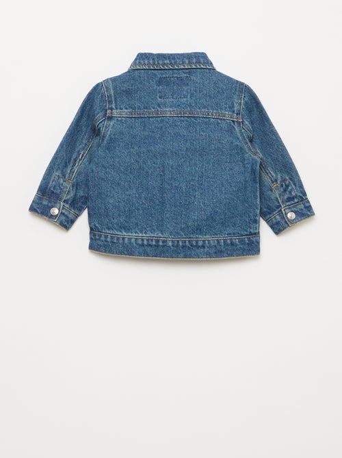 Jeansjacke mit Druckknopfverschluss - Kiabi