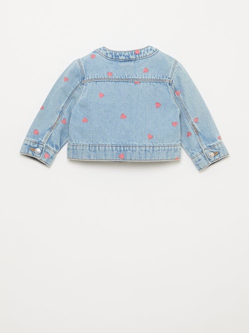 Jeansjacke mit Rundhalsausschnitt - Kiabi