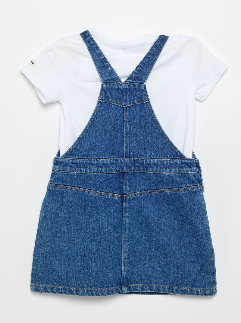 Jeanskleid- und T-Shirt-Set 'Minnie' Blau - Kiabi