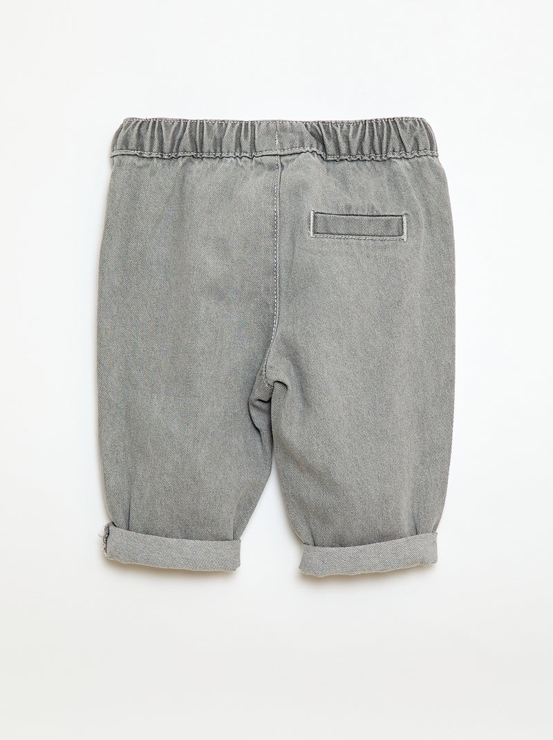 Jegging en jean Gris - Kiabi