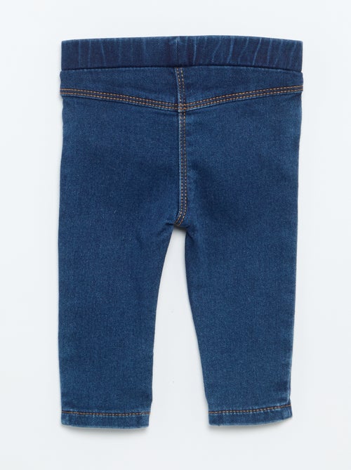 Jegging stretch effetto denim - Kiabi