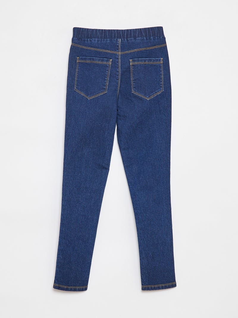 Jegging uni Bleu - Kiabi