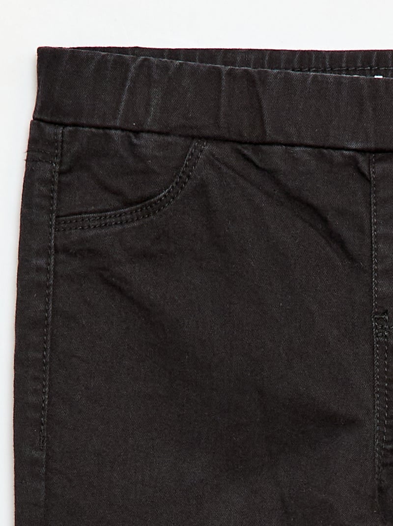 Jegging uni Noir - Kiabi