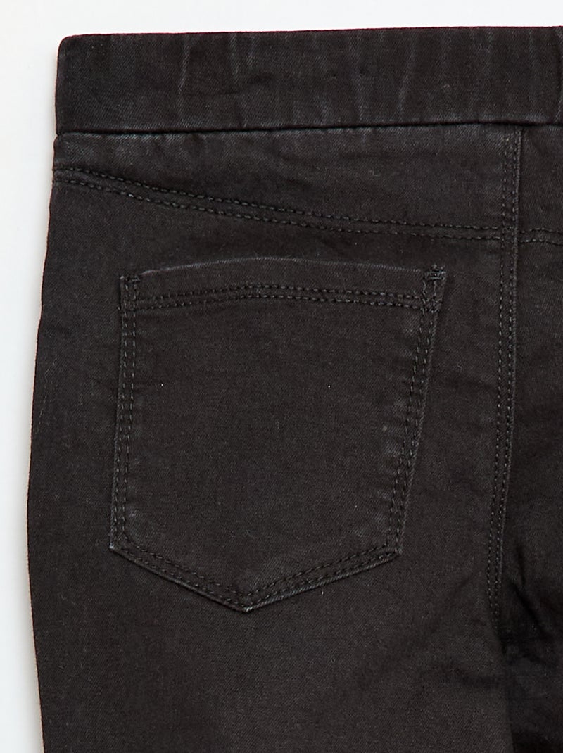 Jegging uni Noir - Kiabi