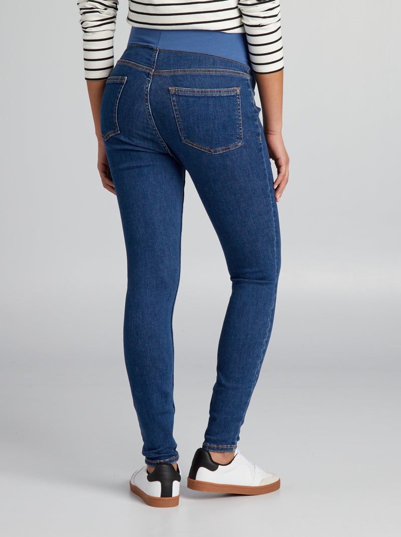 Jeggings premaman con fascia BLU - Kiabi