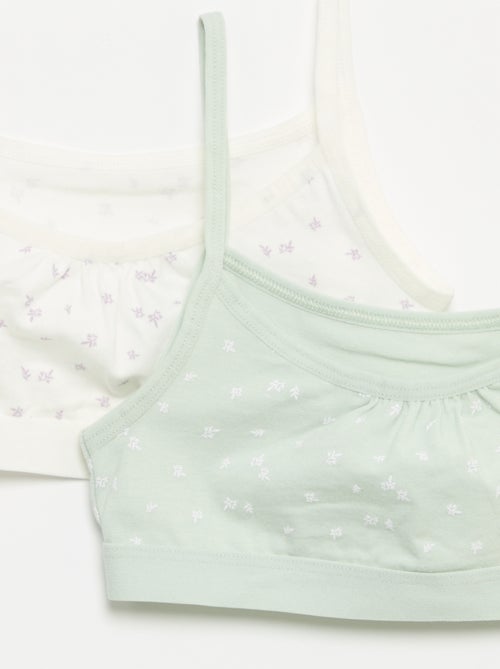 Jersey Bralettes with Thin Straps - Pack of 2 - Kiabi