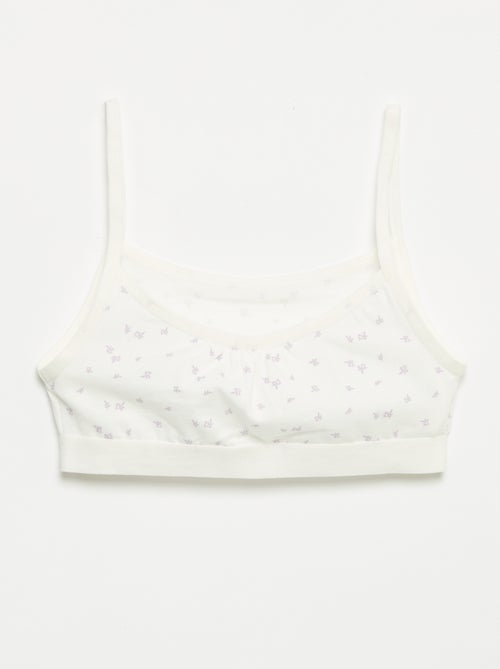 Jersey Bralettes with Thin Straps - Pack of 2 - Kiabi