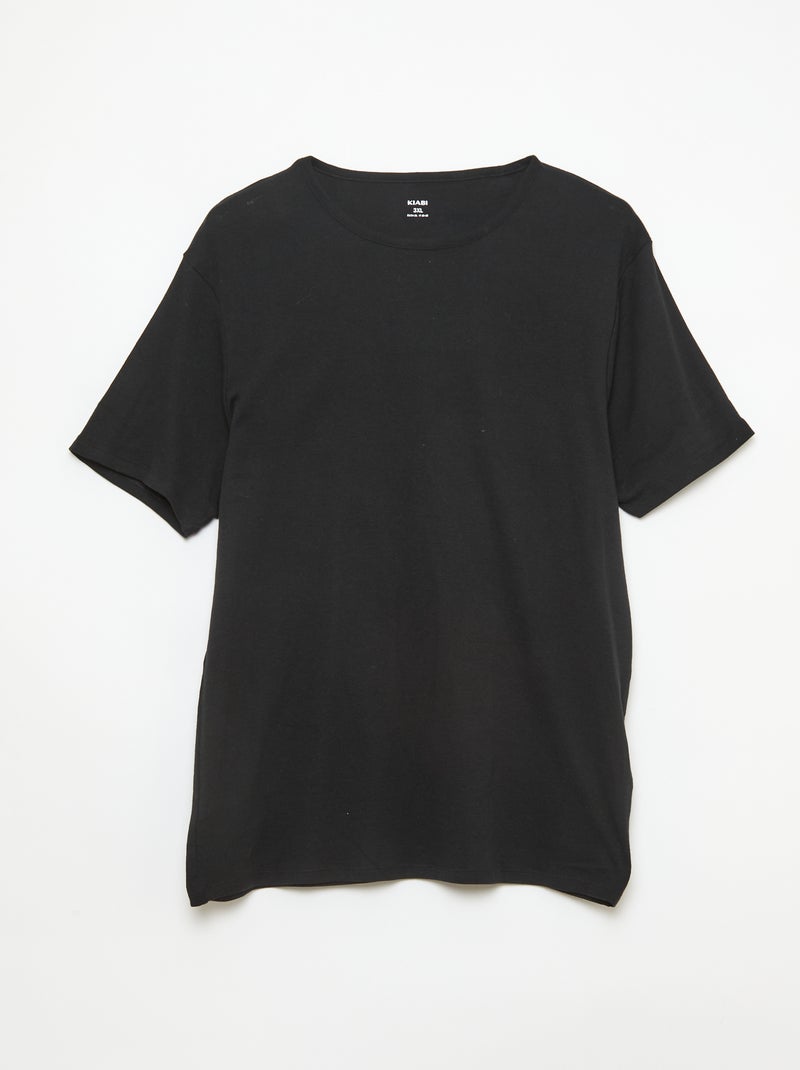 Jersey knit t-shirt set - 2 pieces Black - Kiabi