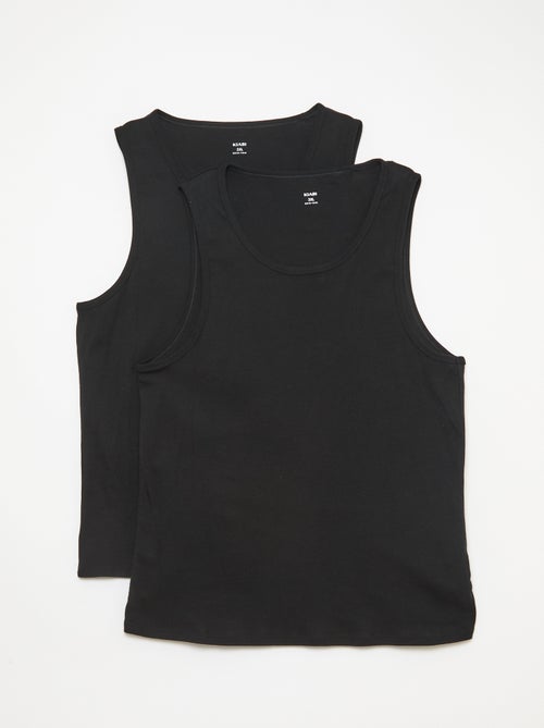 Jersey Knit Tank Top Set - Kiabi