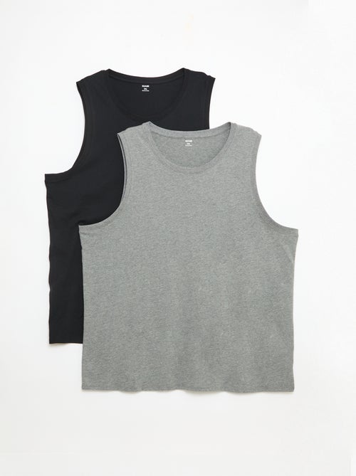 Jersey Knit Tank Top Set - Kiabi