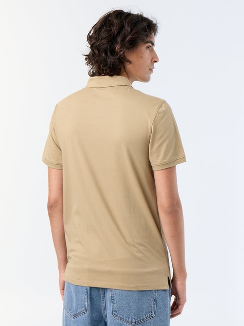 Jersey-Polo mit Knopfleiste - Kiabi