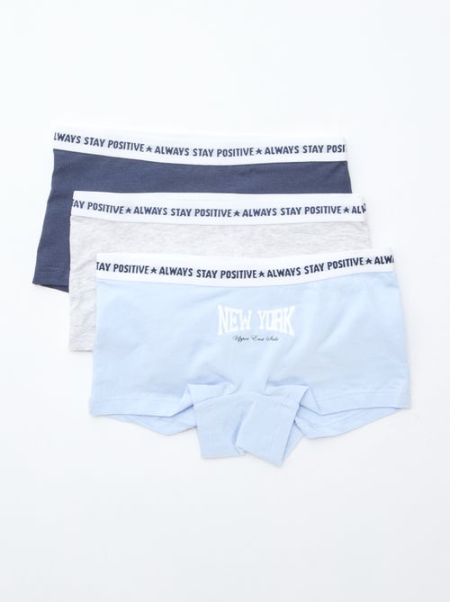 Jersey-Shortys – 3er-Pack - Kiabi