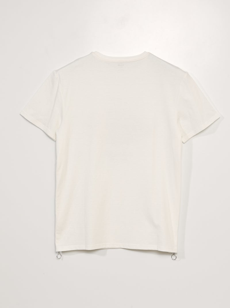 Jersey T-shirt - Easy-Dressing Collection WHITE - Kiabi