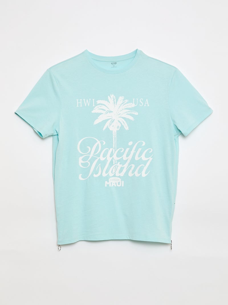 Jersey T-shirt - So Easy Blue - Kiabi