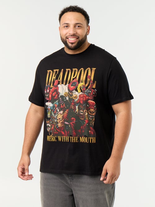 Jersey-T-Shirt 'Deadpool' 'Marvel' mit kurzen Ärmeln - Kiabi