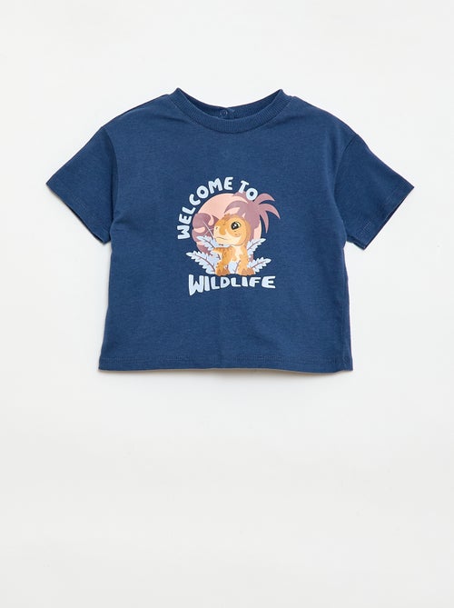 Jersey-T-Shirt mit 'Jurassic World'-Aufdruck - Kiabi Jersey-T-Shirt mit 'Jurassic World'-Aufdruck - Kiabi
