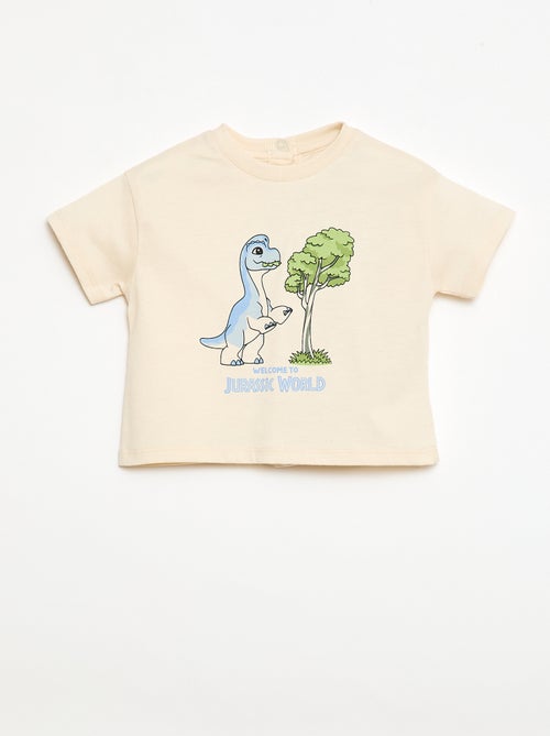 Jersey-T-Shirt mit 'Jurassic World'-Print - Kiabi