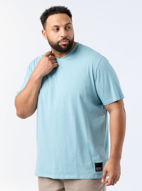 Jersey-T-Shirt mit kurzen Ärmeln - Kiabi