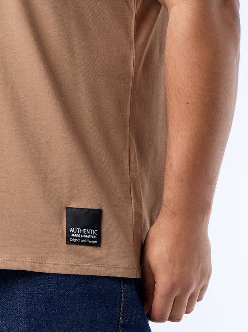 Jersey-T-Shirt mit kurzen Ärmeln - Kiabi
