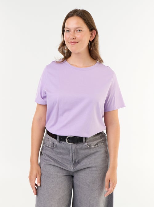 Jersey-T-Shirt mit kurzen Ärmeln - Kiabi