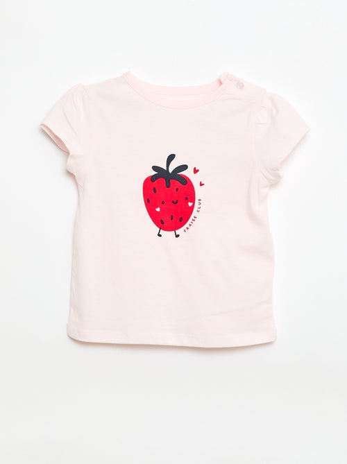 Jersey-T-Shirt mit kurzen Ärmeln - Kiabi