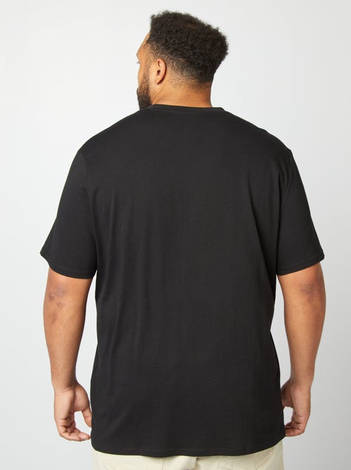 Jersey-T-Shirt mit V-Ausschnitt - Kiabi Jersey-T-Shirt mit V-Ausschnitt - Kiabi