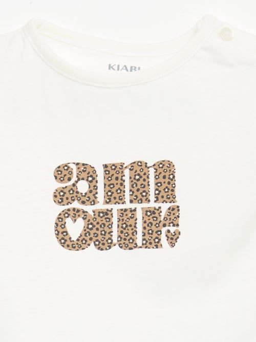 Jersey T-shirt with short sleeves - Kiabi
