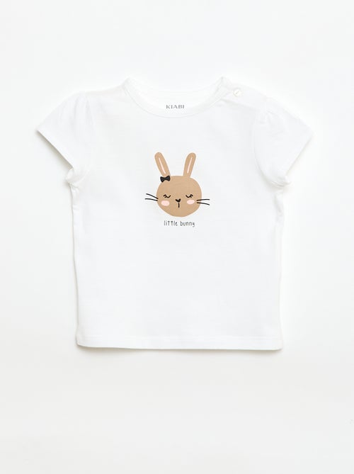 Jersey T-shirt with short sleeves - Kiabi