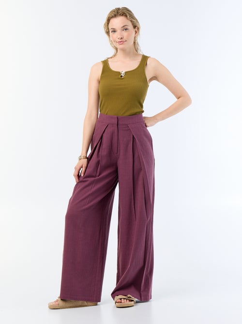 Jeweled Ribbed Sleeveless Tank Top - Kiabi Jeweled Ribbed Sleeveless Tank Top - Kiabi