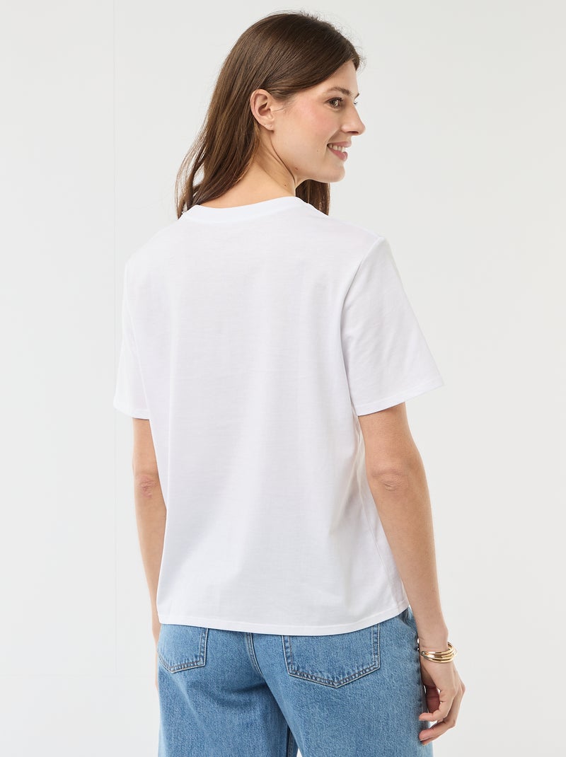 JGA-T-Shirt mit Botschaft Blau - Kiabi