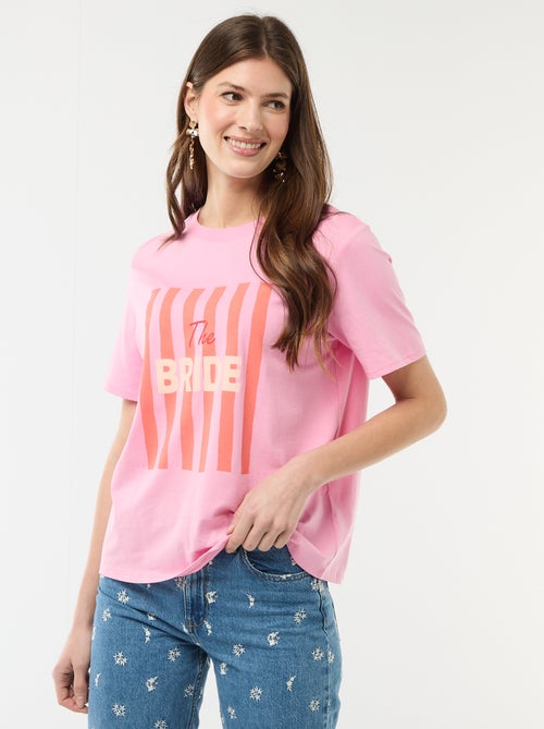 JGA-T-Shirt mit Botschaft - Kiabi