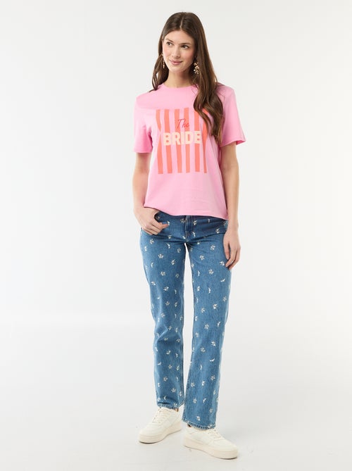 JGA-T-Shirt mit Botschaft - Kiabi