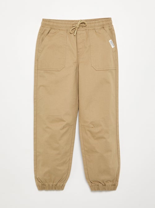 Jogger-Hose aus Twill – bequemer Schnitt - Kiabi