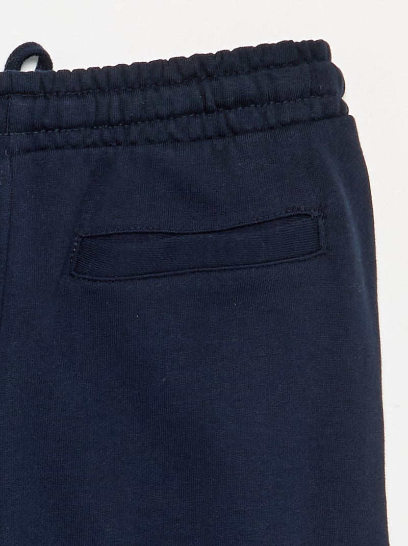 Jogger-Hose aus Twill – bequemer Schnitt Blau - Kiabi