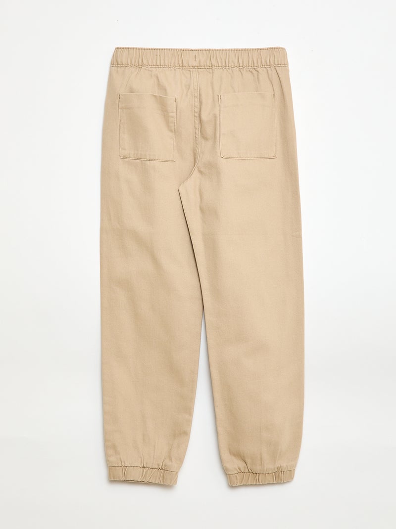 Jogger-Hose Beige - Kiabi