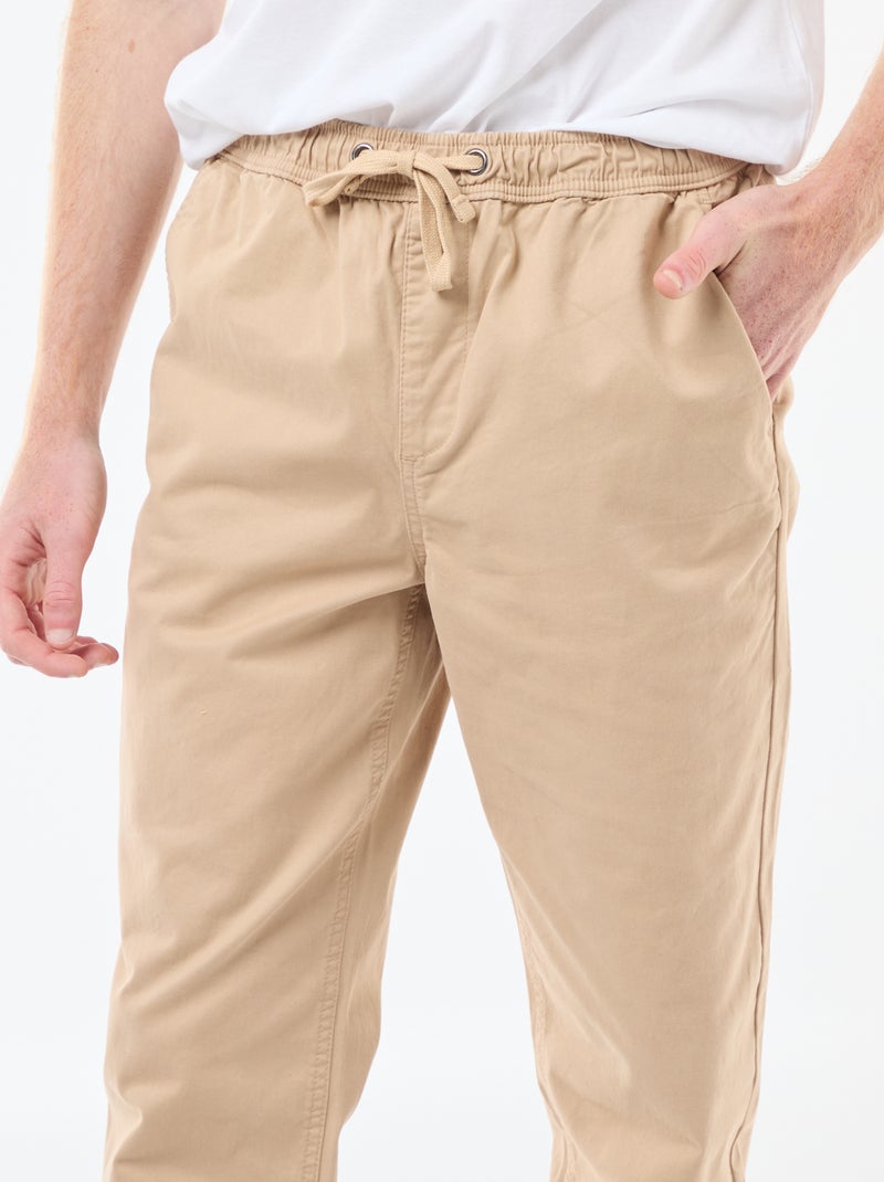 Jogger-Hose Beige - Kiabi