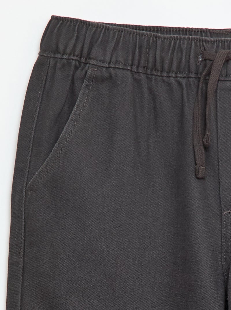 Jogger-Hose Dunkelgrau - Kiabi