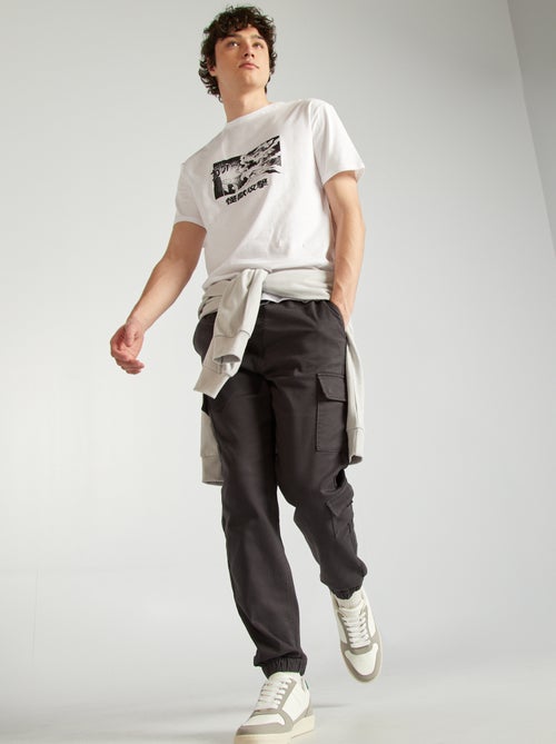 Jogger-Hose mit Multitaschen - Kiabi