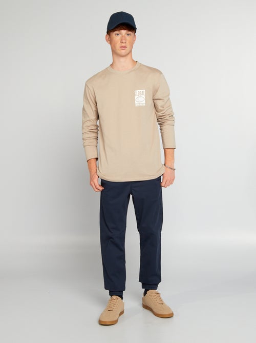 Jogger-style trousers - Kiabi