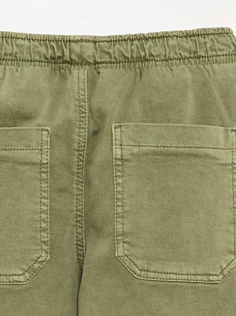 Jogger-style trousers Green - Kiabi