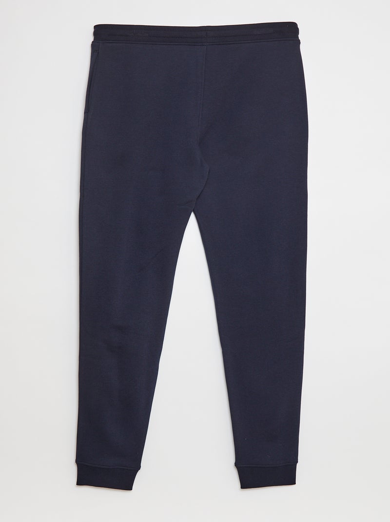 Joggers basic in tessuto felpato - L38 Blu - Kiabi