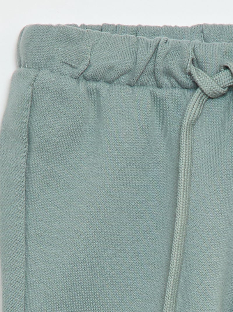 Joggers in tessuto felpato Blu - Kiabi