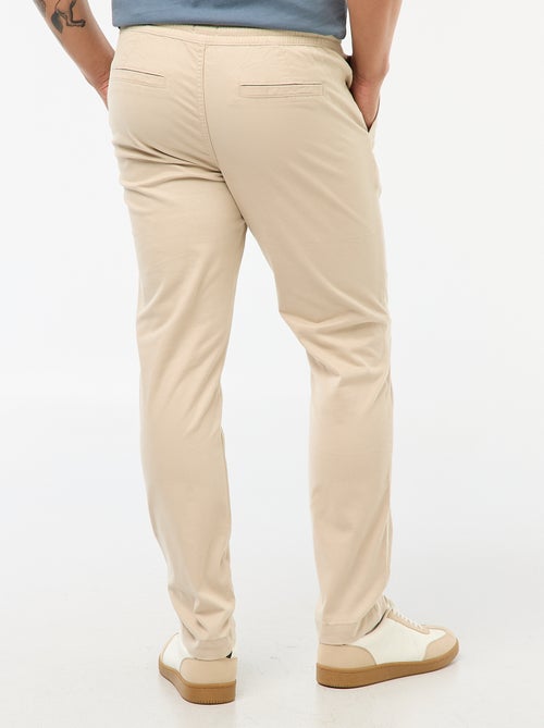 Joggers slim tinta unita - Kiabi