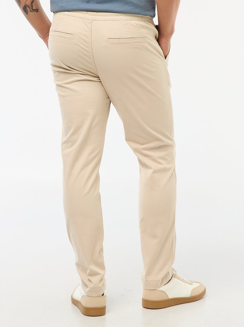 Joggers slim tinta unita Grigio - Kiabi